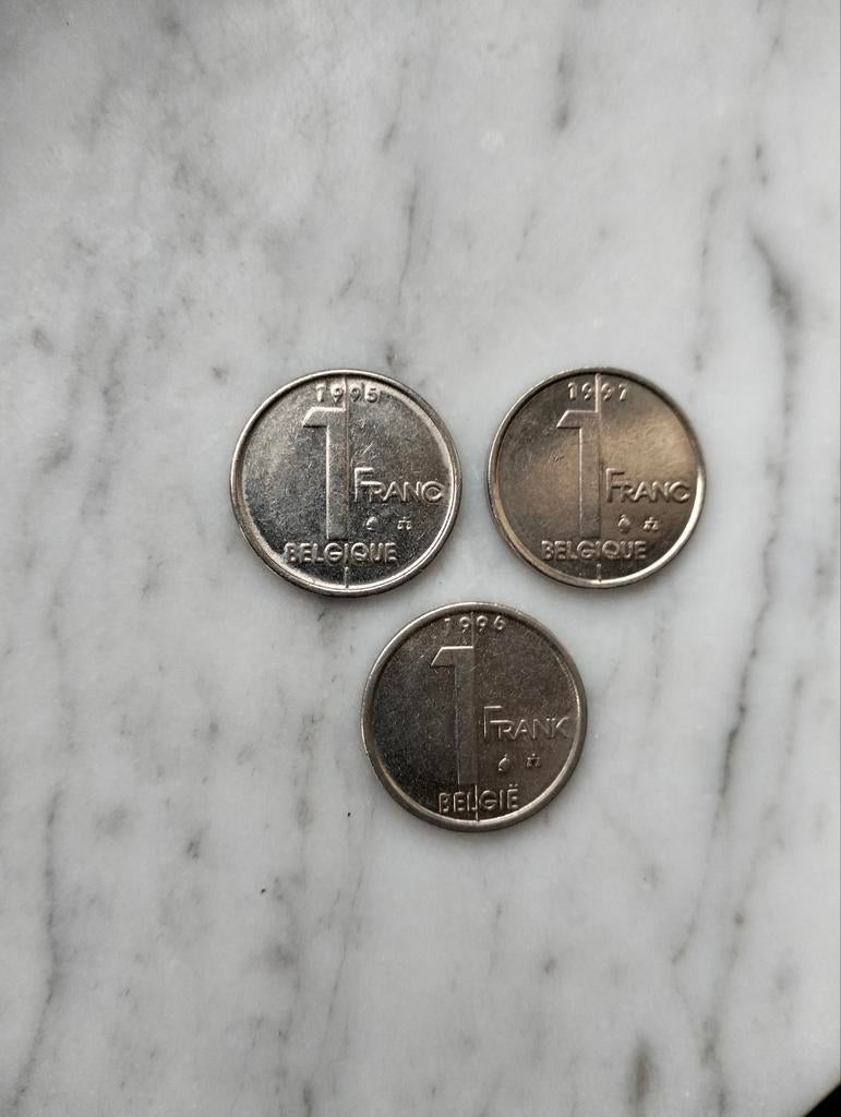 1 Belgische Frank, Koning Albert ll, Ophalen of Verzenden