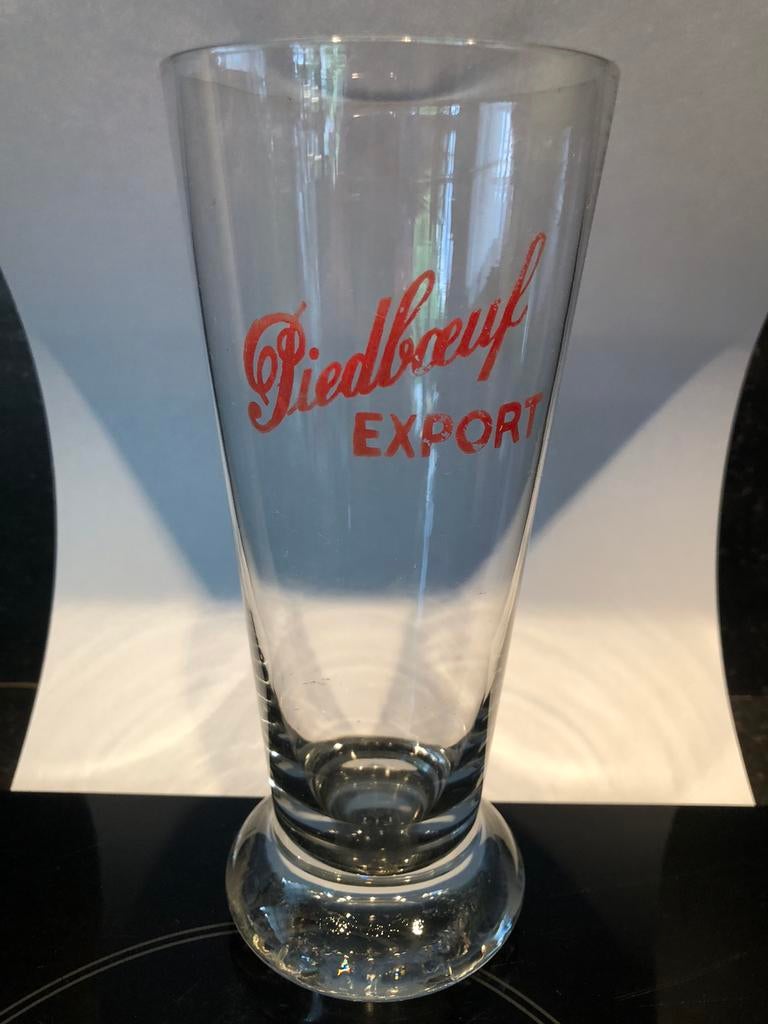 jupiler Piedboeuf export verre, Enlèvement ou Envoi, Utilisé, Verre ou Verres, Jupiler
