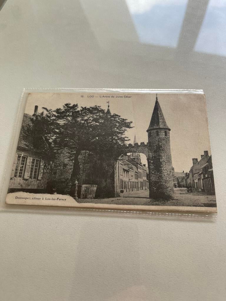 Oude postkaart uit Lo, Ophalen of Verzenden
