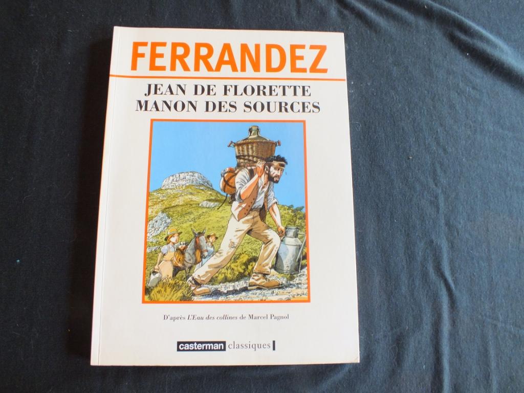 L'EAU DES COLLINES (1 ALBUM EO).    EDITIONS CASTERMAN, Eén stripboek, Ophalen of Verzenden, Zo goed als nieuw, FERRANDEZ