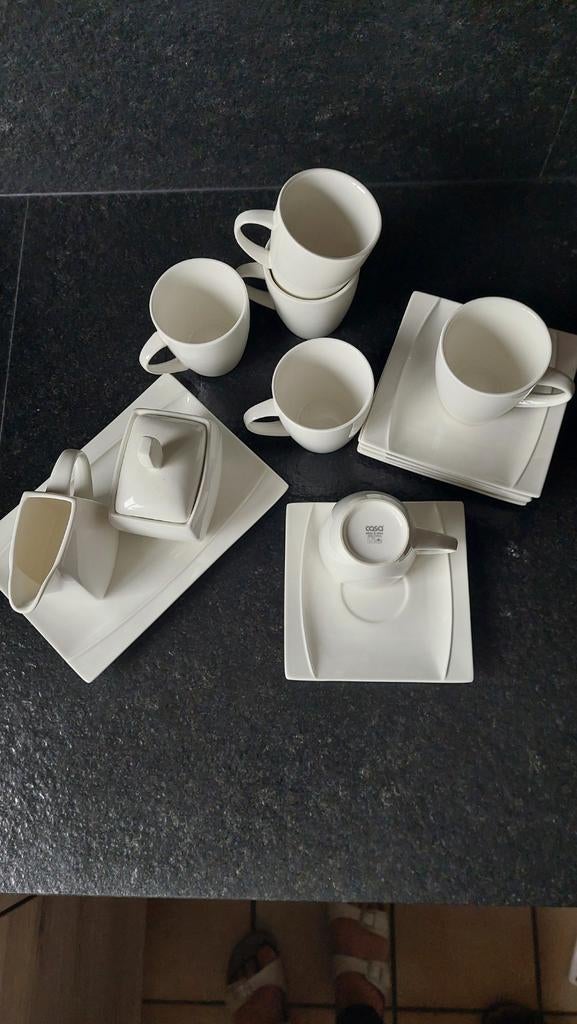 Koffieservies, Ophalen
