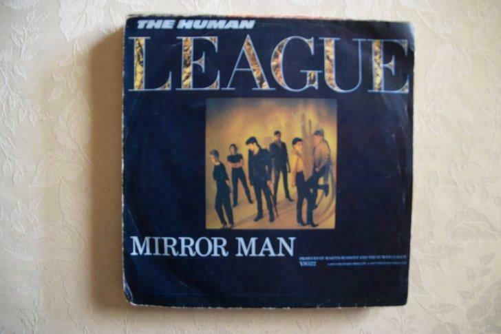 45 T The Human League - Mirror man, Ophalen of Verzenden