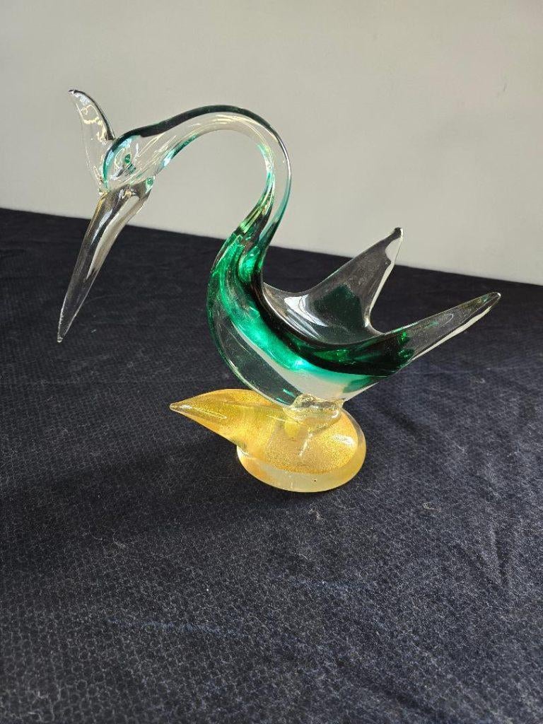 MURANO Barrovier & Toso vintage 1950/60 - Héron, Antiquités & Art, Antiquités | Verre & Cristal, Enlèvement ou Envoi
