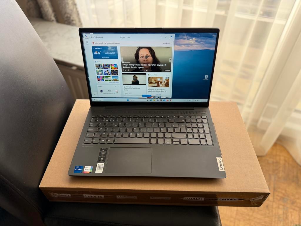 Laptop Lenovo IdeaPad5 met factuur, Ophalen of Verzenden, Zo goed als nieuw