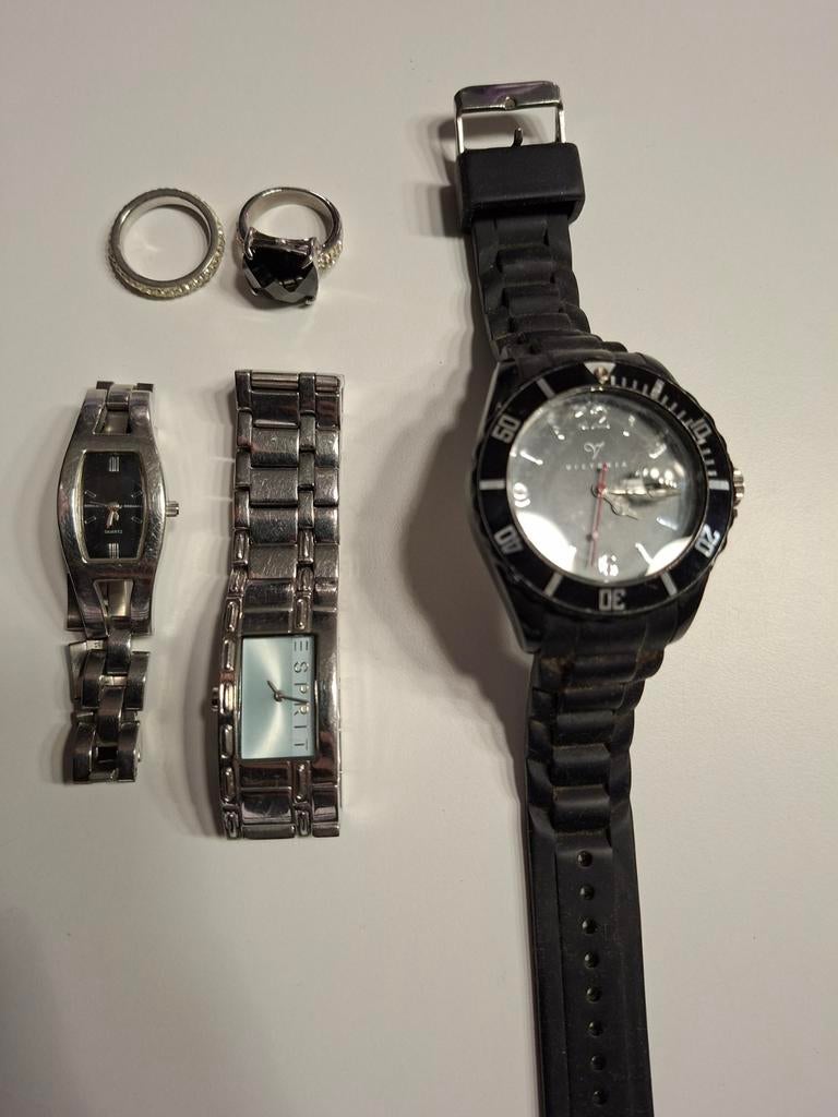 Mooi lot horloges & ringen, Ophalen of Verzenden, Esprit