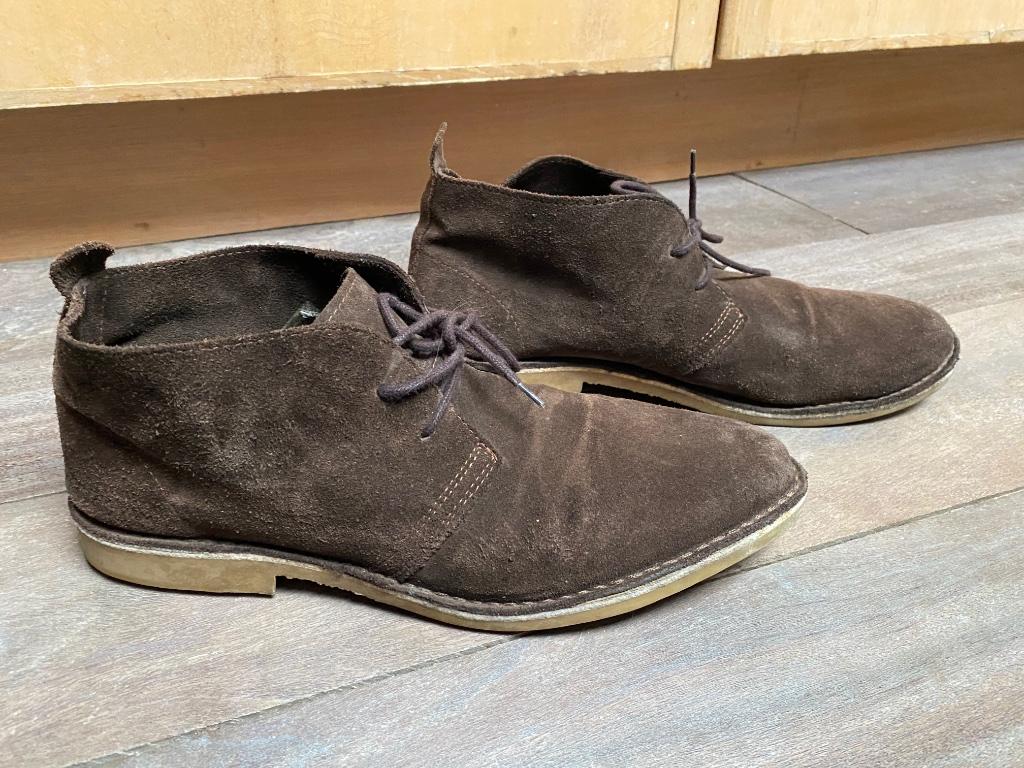 Premium by Jack & Jones bottines 45 daim marron souple  Hand, Chaussures à lacets, Brun, Porté, Jack & Jones
