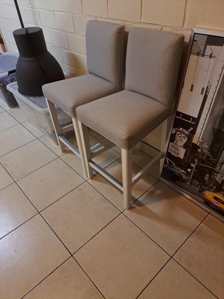 2 tabourets de bar de 95 cm de haut, Maison & Meubles, Tabourets de bar, Enlèvement ou Envoi, Bois