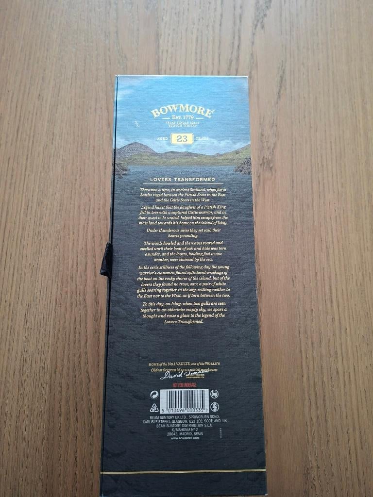 Bowmore 23 Years – Limited Release, Ophalen of Verzenden, Nieuw, Overige gebieden, Overige typen