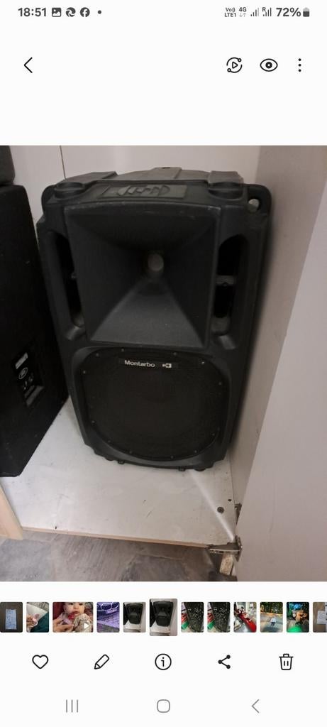 Baffles montarbo, TV, Hi-fi & Vidéo, Enlèvement ou Envoi, Utilisé