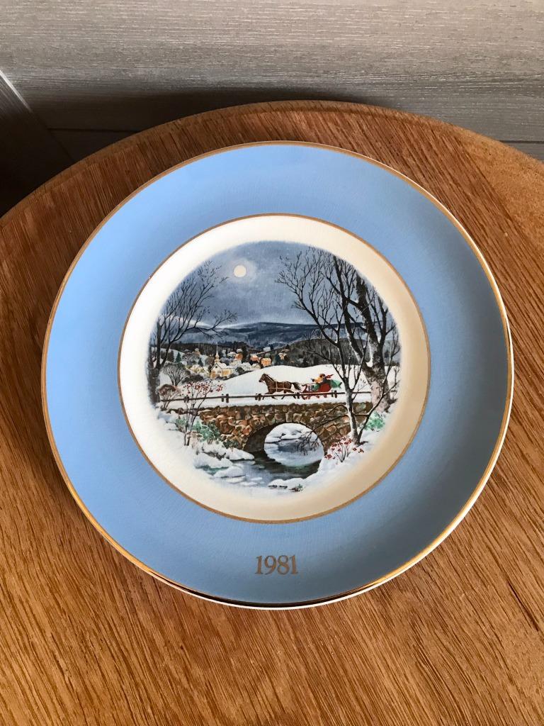 AVON : Jolie assiette collector 1981, Collections, Enlèvement ou Envoi, Comme neuf