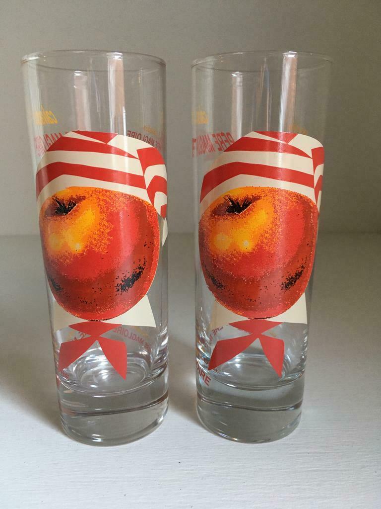 2 verres à long drink Calvados Pere Magloire, Collections, Enlèvement ou Envoi, Comme neuf, Autres types