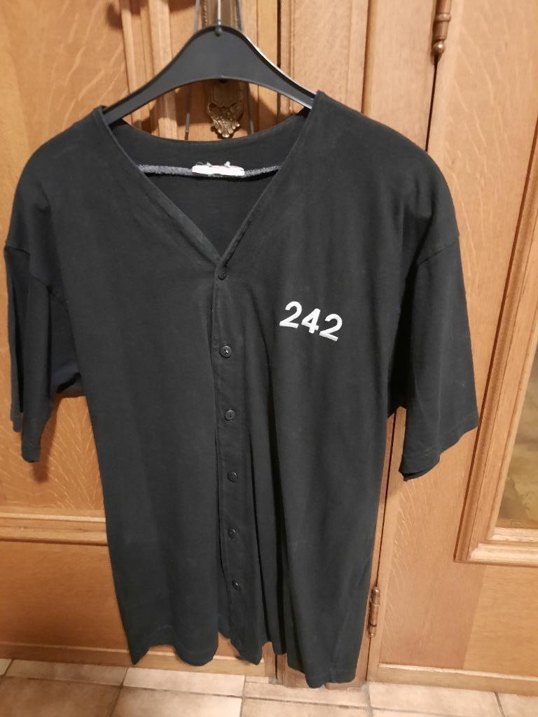 Front 242 - hemd, Ophalen, Gedragen, Zwart, Halswijdte 43/44 (XL)