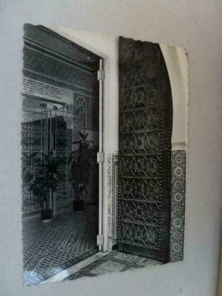 Exposition Bruxelles 1958 Pavillon du Maroc entrée de la cou, Envoi, Non affranchie