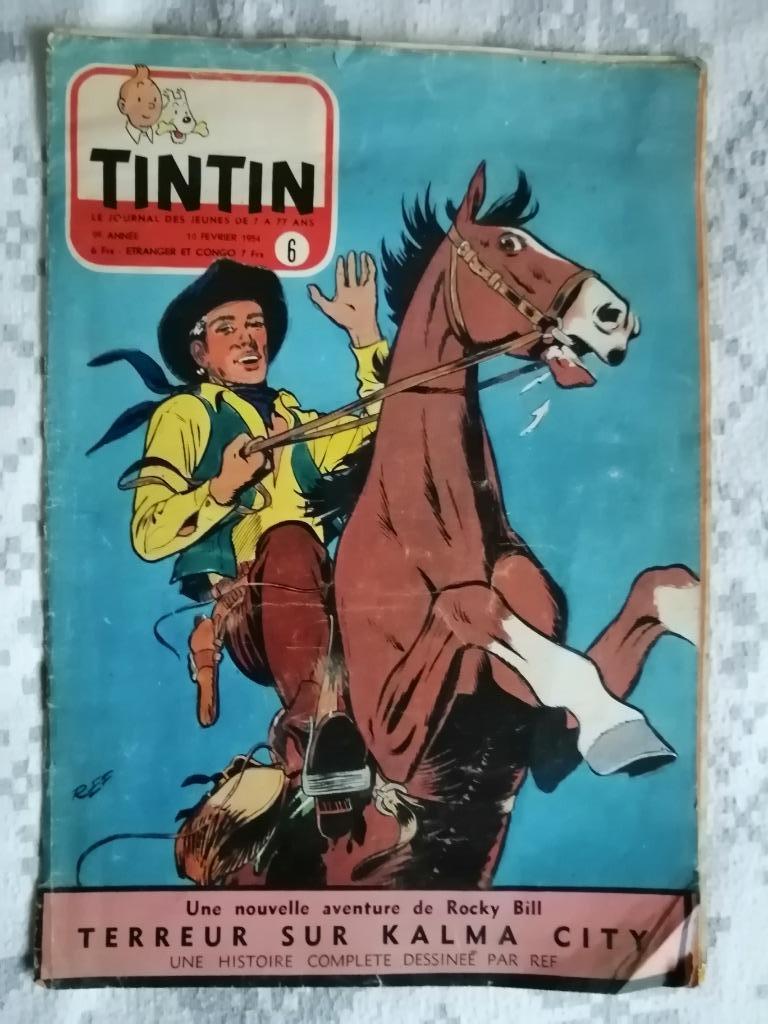 Journal de TINTIN édition Belge n6 - 10 février 1954, Ophalen of Verzenden, Krant
