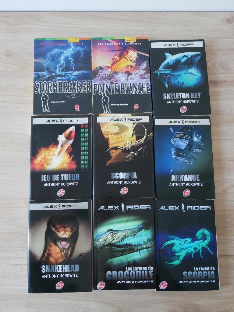 Alex Rider - Antony Horowitz - 1 tot 9, Boeken, Ophalen of Verzenden, Gelezen