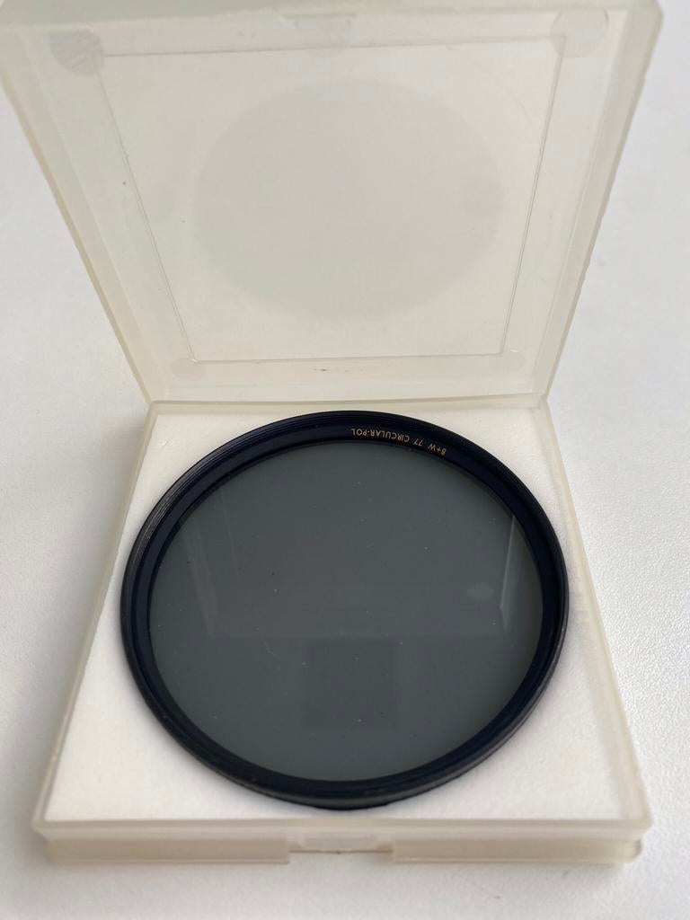 Polarisatiefilter F-Pro B+W 77, Ophalen, Zo goed als nieuw, Polarisatiefilter