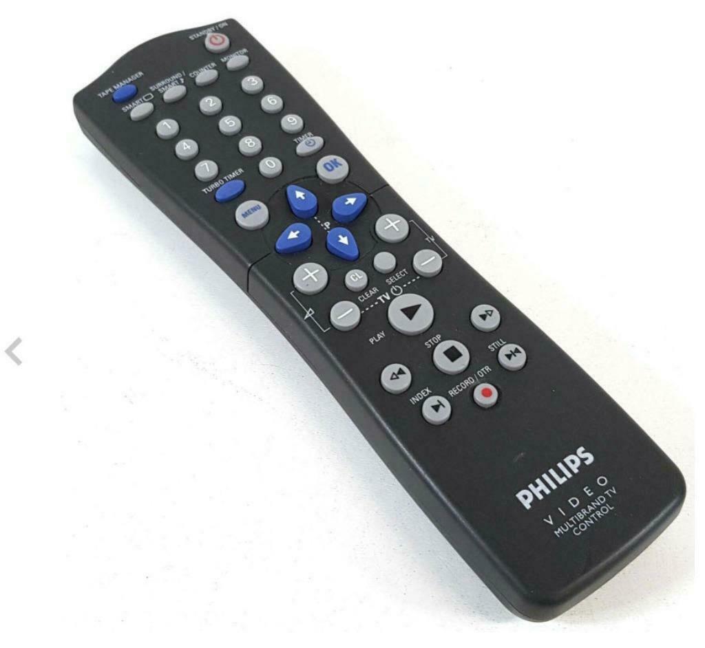 Afstandsbediening Philips Rt 25119/101 TV VCR, Ophalen of Verzenden, Gebruikt, Origineel, Tv
