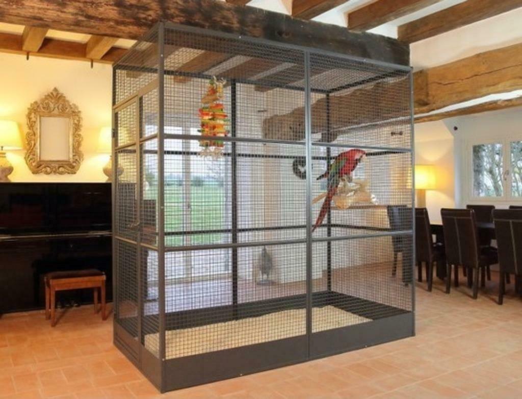 Voliere perroquet 2x1x2m cage ara amazone cacatoes XXXL, Animaux & Accessoires, Envoi, Neuf, Volière