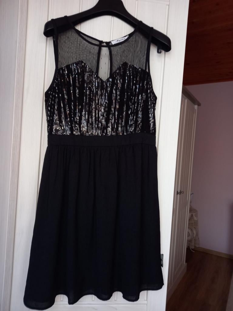 Robe de soirée, Kleding | Dames, Maat 38/40 (M), Zwart, Nieuw, Cocktailjurk