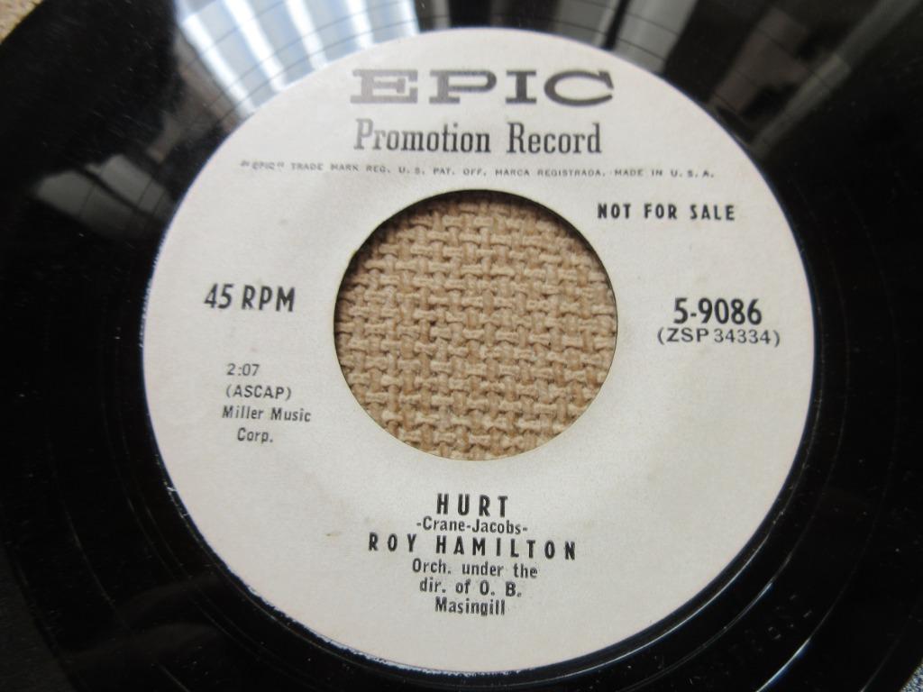 Roy Hamilton - Hurt / Star Of Love   Promo, Enlèvement ou Envoi, Single, Utilisé, 7 pouces
