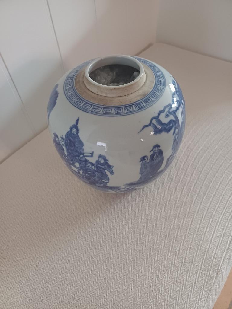 Mooie Chinese gemberpot, Antiek en Kunst, Ophalen of Verzenden