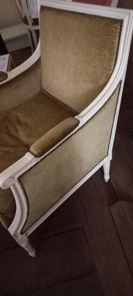 fauteuil-causeuse pieds louis 16, Enlèvement