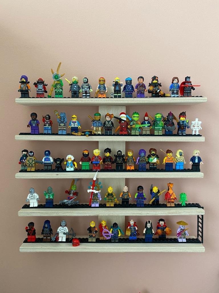 Lego- wandrekje voor lego-figuren (excl. lego-figuren), Enlèvement, Comme neuf, Décoration murale