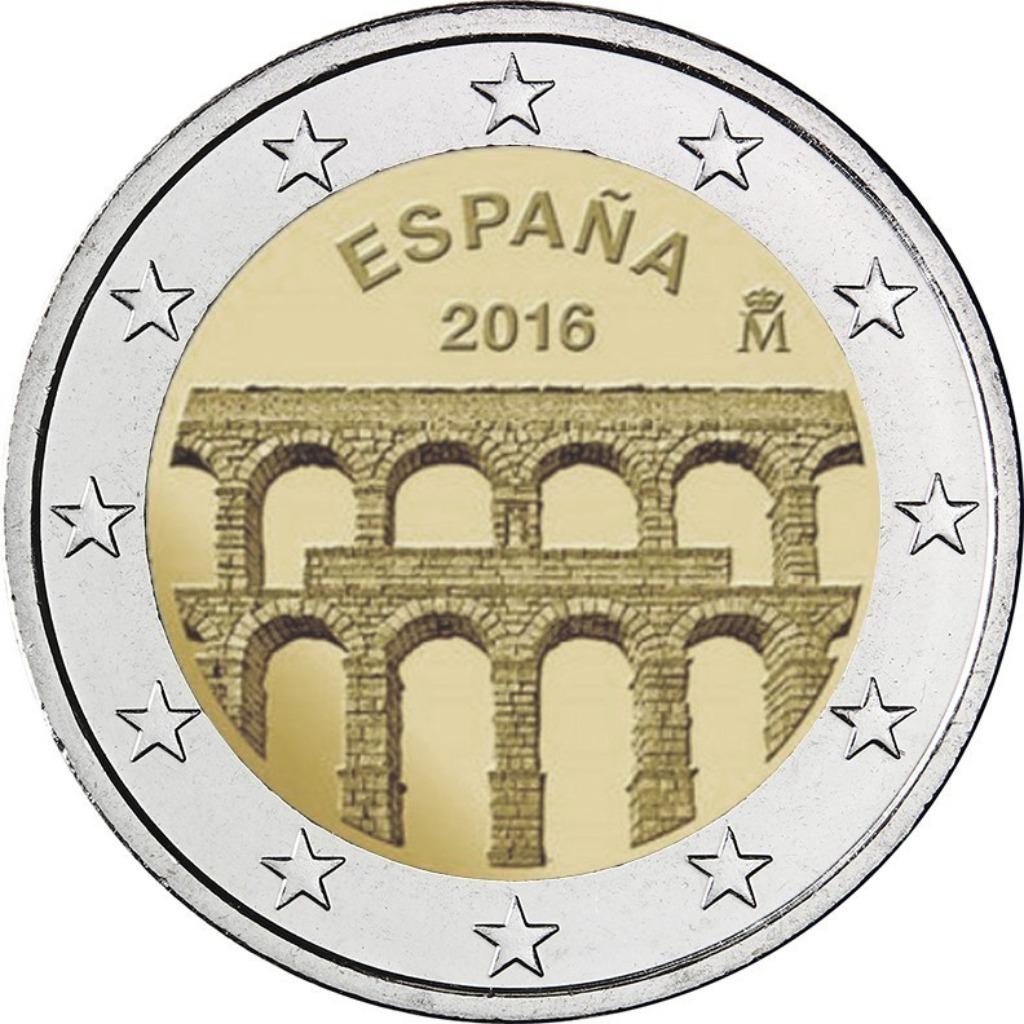 2 EUROS COMMEMORATION ESPAGNE 2016, Enlèvement, Espagne, 2 euros, Monnaie en vrac