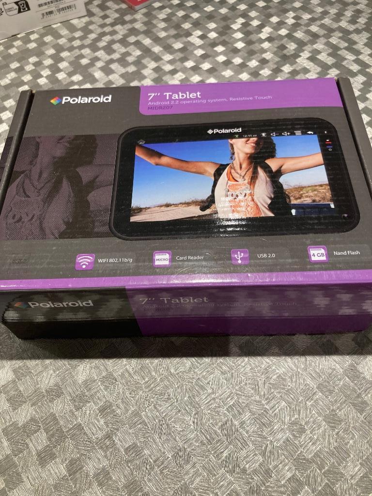 Polaroid MIDR207 -  7’ Android pc tablet, Informatique & Logiciels, Neuf, Polaroid Android 2.2, 32 GB, Enlèvement