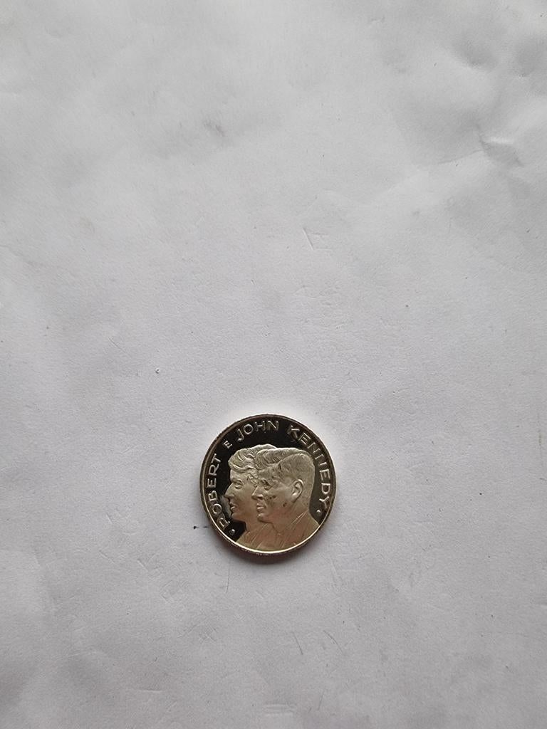 Pièce en argent Robert et John Kennedy, Enlèvement ou Envoi, Amérique centrale, Monnaie en vrac, Argent