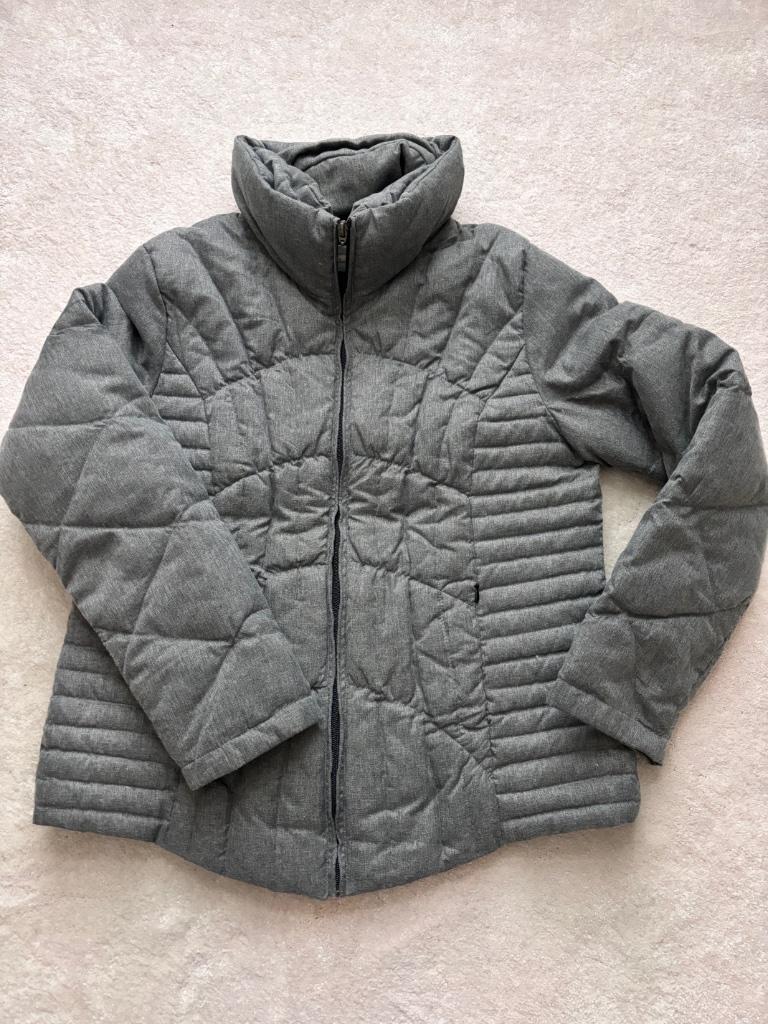 Donsjas Yessica mt 46  zeer goede staat, ANDERE, Maat 46/48 (XL) of groter, Ophalen of Verzenden, Grijs