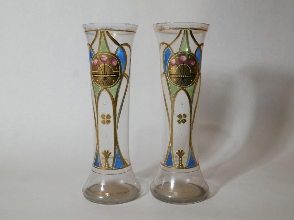 art nouveau vazen glas, Antiek en Kunst, Ophalen