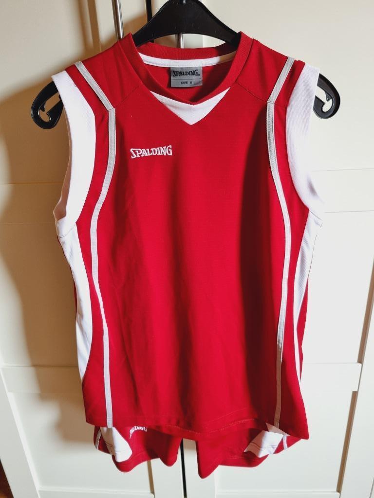 Basketbaltenue Spalding maat S-M, Rouge, Enlèvement ou Envoi, Spalding, Comme neuf
