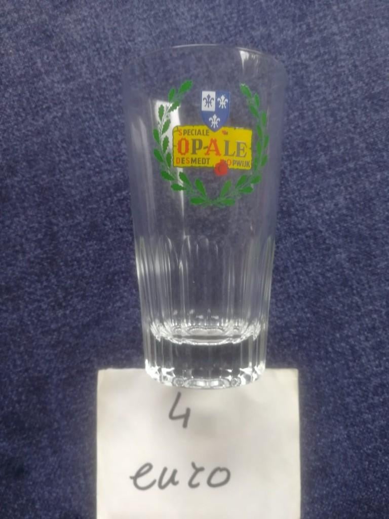 Bierglas Op-Ale - De Smedt Opwijk - €4, Enlèvement ou Envoi, Verre ou Verres