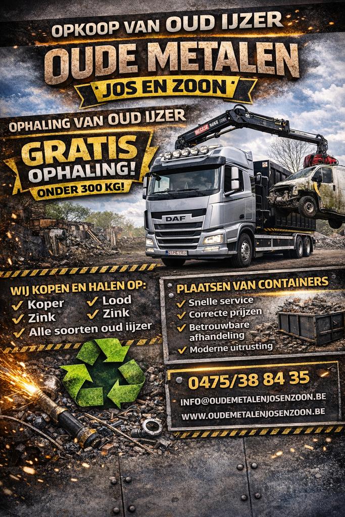 Opkoop oud ijzer, Ophalen, Gebruikt