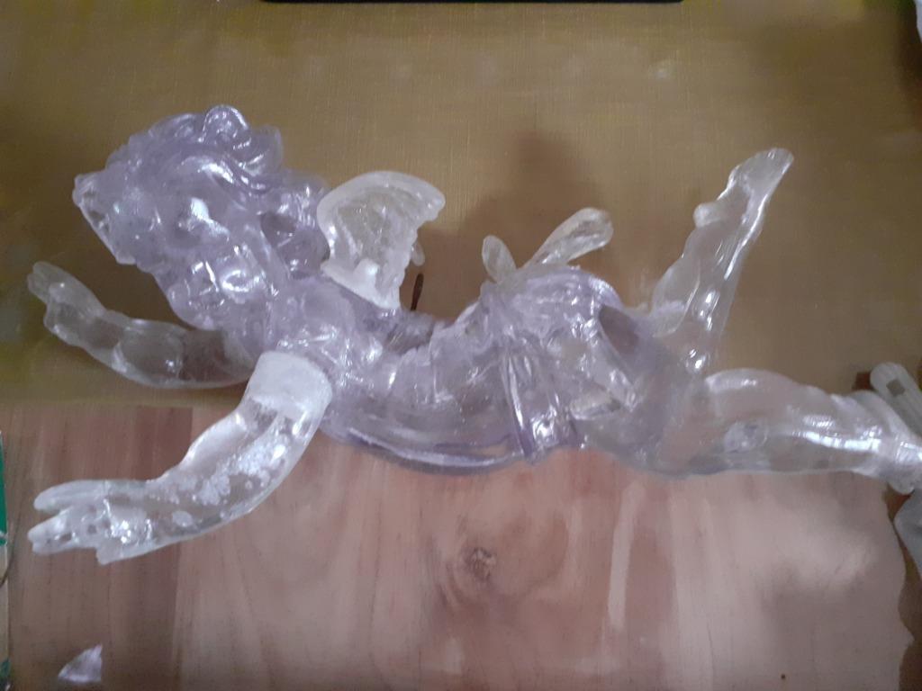 Ange 60 cm en plexi pour étalage ou décoration - ️ Pas de p, Ophalen of Verzenden, Gebruikt