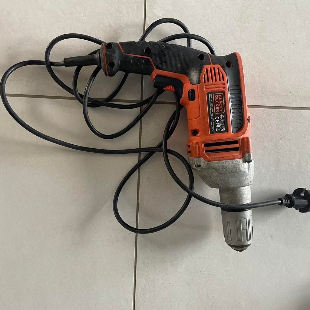 Foreuse black + decker, Bricolage & Construction, Enlèvement, Comme neuf, 600 watts ou plus