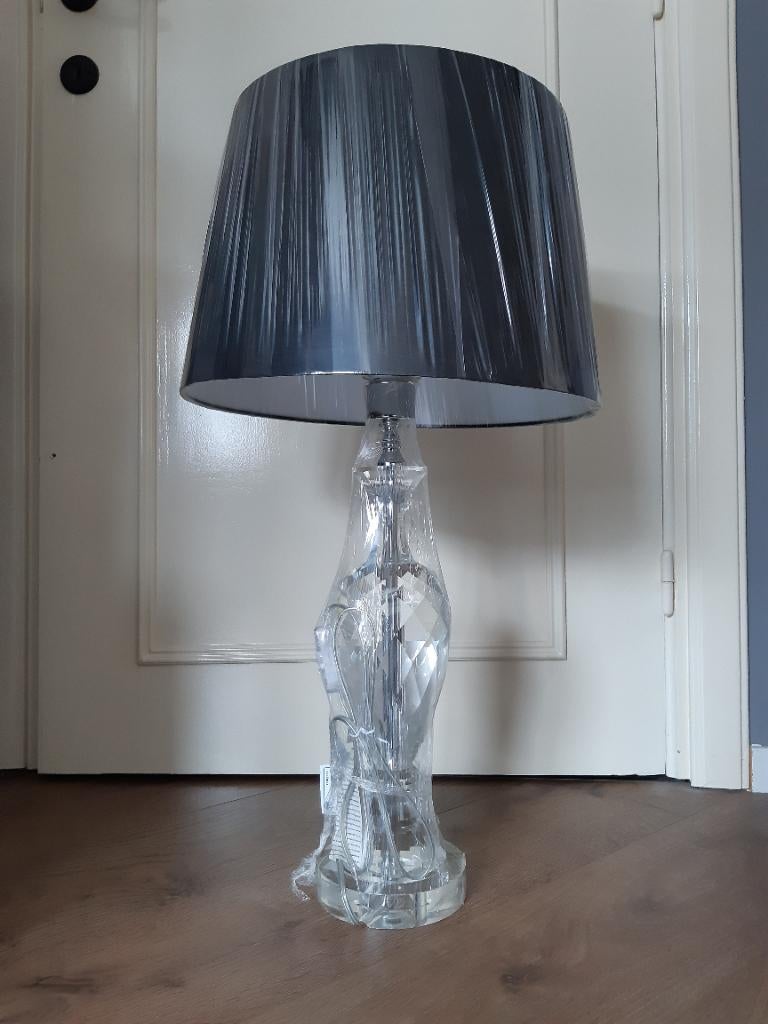 Tafellamp kristal Nieuw!!, Landelijk/Modern, 50 tot 75 cm, Nieuw, Ophalen of Verzenden