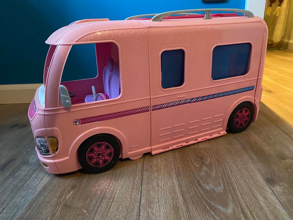Barbie camper, Ophalen of Verzenden, Zo goed als nieuw