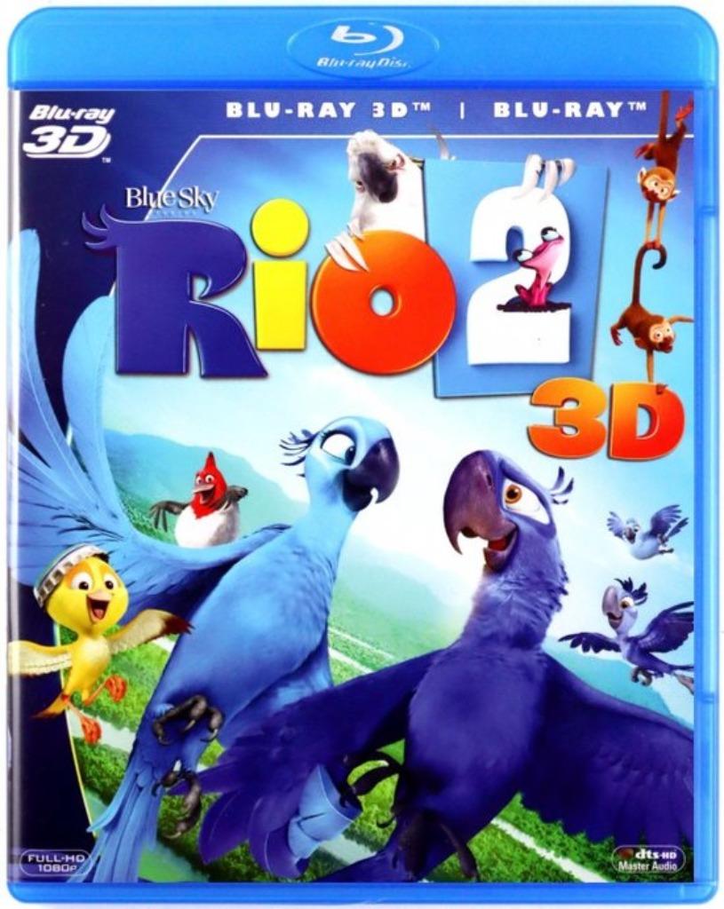 Rio 2 3D bluray, Cd's en Dvd's, Blu-ray, Ophalen of Verzenden, Zo goed als nieuw, Kinderen en Jeugd