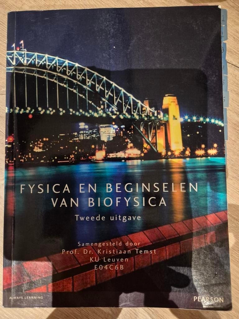 Fysica en beginselen van biofysica, Boeken, Ophalen of Verzenden, Zo goed als nieuw