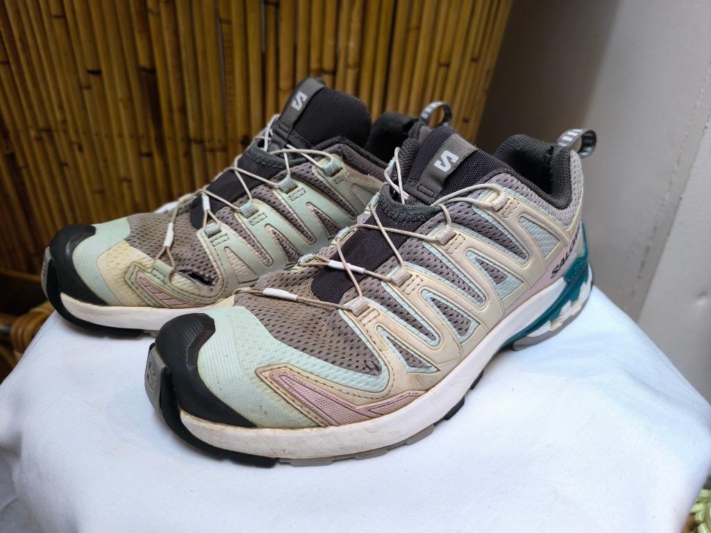Salomon XA Prod 3D V9 femme taille 41,5 /US9 gris vert blanc, Enlèvement ou Envoi, Utilisé, Chaussures