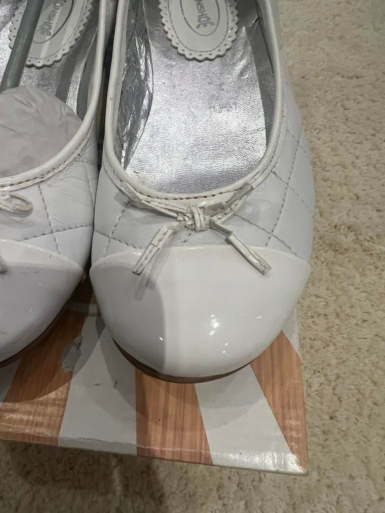 Monshoe witte ballerina's, Ophalen of Verzenden, Nieuw, Ballerina's