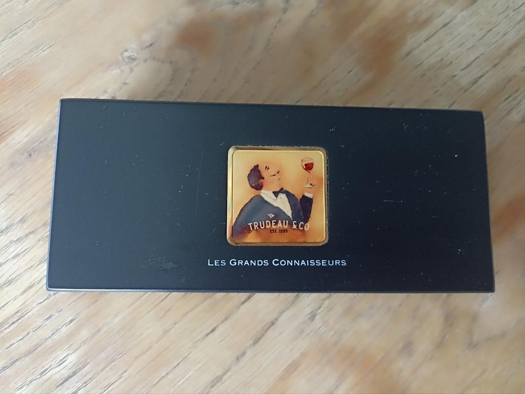 Coffret thermomètre à vin avec bouchon Trudeau, Enlèvement ou Envoi, Comme neuf