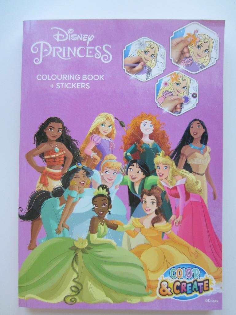 Disney Princess Kleurboek + stickers, Ophalen of Verzenden, Nieuw