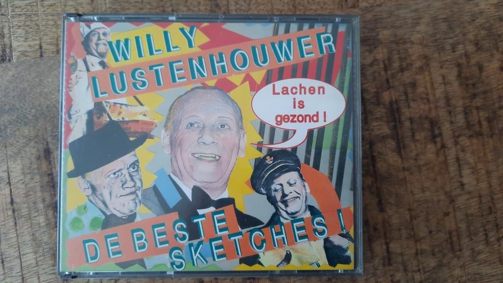2cd WILLY LUSTENHOUWER  Lachen is gezoend, Ophalen of Verzenden, Zo goed als nieuw