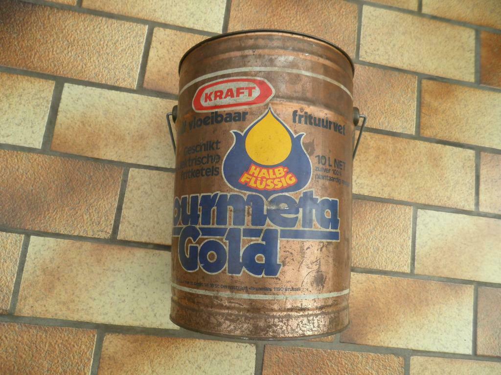 blikken ketel  Kraft + blikken dozen, Antiek en Kunst, Ophalen