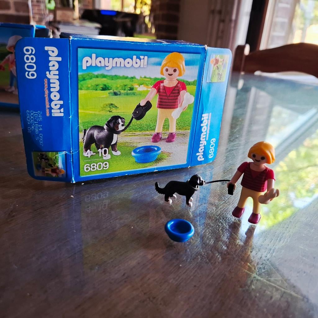 playmobil:  meisje met hondje  6809, Enlèvement, Comme neuf, Ensemble complet