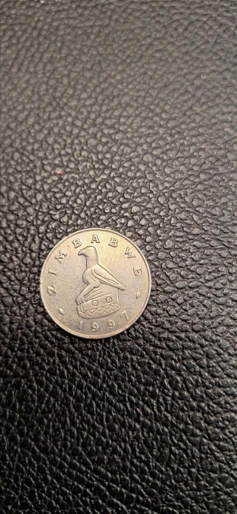 Zimbabwe 50 cent 1997, Postzegels en Munten, Munten | Afrika, Ophalen of Verzenden, Zimbabwe