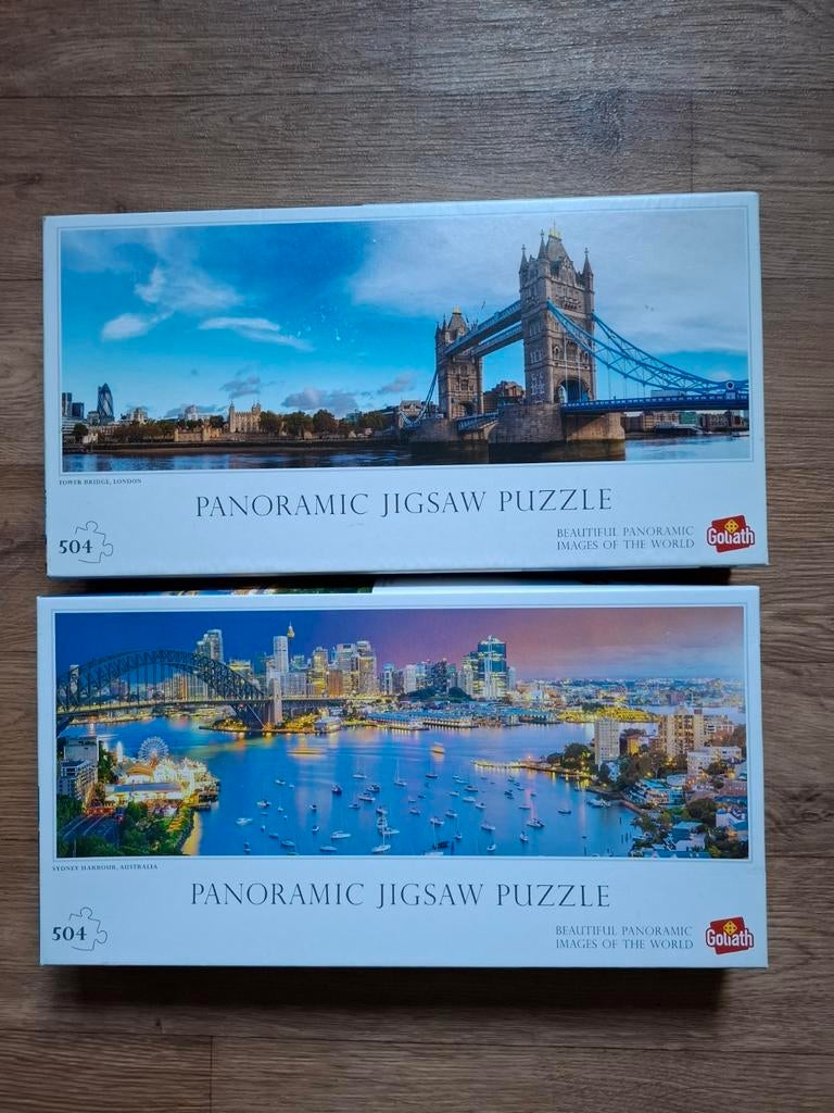 Goliath panorama puzzels van 504 stuks., Enlèvement ou Envoi, Comme neuf